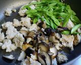 鶏ミンチ＋塩麹de椎茸入りおから煮物作り方2写真