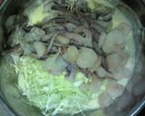 イカ、えびたっぷりお好み焼き！作り方3写真
