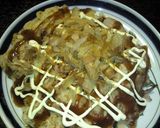 イカ、えびたっぷりお好み焼き！作り方4写真