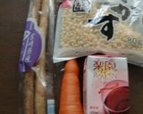 ごぼうと人参を、天かすでとろみを作り方1写真