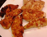 から揚げ風　簡単　ささ身の衣焼き作り方7写真