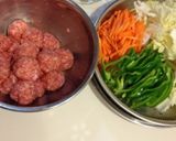 美味しいーヘルシー♡麻婆春雨肉団子入り♡作り方2写真