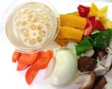 ●豚肉ボールとゴロゴロ野菜の黒酢酢豚●作り方2写真