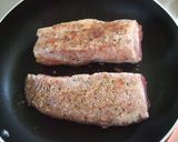 お肉柔らか！豚ロースのオレンジ煮込み♫作り方2写真