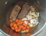 お肉柔らか！豚ロースのオレンジ煮込み♫作り方5写真