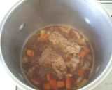 お肉柔らか！豚ロースのオレンジ煮込み♫作り方7写真