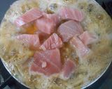 きのこと鮪ぶつぎり入り秋風味玉子丼作り方8写真