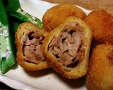 ☆カリカリ衣のチキンライスボール☆作り方7写真