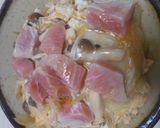 きのこと鮪ぶつぎり入り秋風味玉子丼作り方11写真