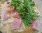 きのこと鮪ぶつぎり入り秋風味玉子丼作り方12写真
