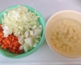 圧力鍋で簡単♪離乳食に！基本の野菜スープ作り方1写真