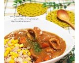 北海道満載!コーンご飯でミルク海鮮カレー作り方10写真