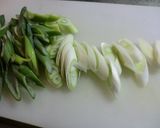 ノンオイル♪茄子と長ネギの醤油炒め作り方1写真