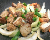 余った肉団子と唐揚げで中華丼★リメイク作り方2写真