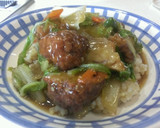 余った肉団子と唐揚げで中華丼★リメイク作り方4写真