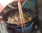 牛肉とキノコのオイスターソース炒め作り方8写真