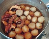 里芋とたこの煮物作り方6写真