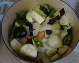 いつもの常備菜 大豆の野菜のトマト煮作り方1写真