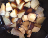 土鍋で作る簡単煮物！大根と里芋と椎茸！作り方4写真