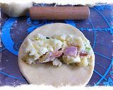 ポテサラロールパン。作り方7写真