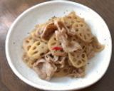 れんこんと豚肉のきんぴら♪主菜にも♪作り方7写真