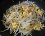 簡単✿もやしベーコン卵炒め作り方5写真
