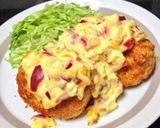 ヘルシー豆腐とおからのビッグカツ作り方7写真