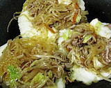 エスニックなチャプチェモダン焼き作り方5写真