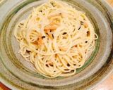 簡単！お茶漬け海苔で明太子パスタ作り方4写真