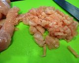 鳥つくね　ハンバーグ、おろしでさっぱり作り方3写真