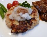 鳥つくね　ハンバーグ、おろしでさっぱり作り方11写真