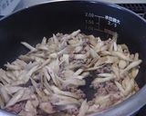 秋の収穫！ゴボウのキンピラそぼろ炒め煮♬作り方4写真