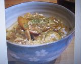 親子で作ろう☻☹ふんわり卵の親子カレー丼作り方7写真