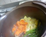 じゃがいもと人参と冷凍いんげんの煮物作り方4写真