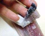 さんまのお造り お刺身三枚おろし魚捌き方作り方15写真