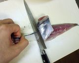 さんまのお造り お刺身三枚おろし魚捌き方作り方17写真