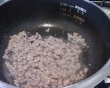 秋の収穫！ゴボウのキンピラそぼろ炒め煮♬作り方3写真