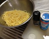 生ハム&無花果の冷たいパスタ ミント風味作り方3写真