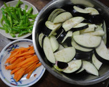 ナスとししとうの炒め物作り方1写真