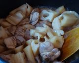 鶏肉と蓮根の煮物★蜂蜜とお酢wo使って作り方6写真