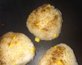 コーンバター焼きおにぎり作り方3写真