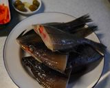 一夜干しカレイのアクアパッツァ風作り方2写真