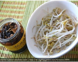 黑菇醬拌豆芽．柯媽媽の植物燕窩作り方3写真
