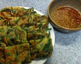 中はモチッと外はサクッとチヂミ&タレ作り方4写真