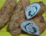 ささみのしそ梅肉チーズ巻きフライ作り方5写真
