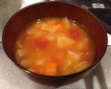 簡単ミネストローネ風スープ作り方7写真
