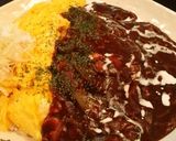 きのこのデミグラスソースオムライス作り方6写真