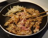 かぼちゃと豚バラの甘辛煮作り方3写真