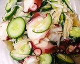 タコときゅうり、トマトの酢の物作り方5写真