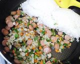 簡単ピラフ風 チャーハン 時短で美味作り方6写真